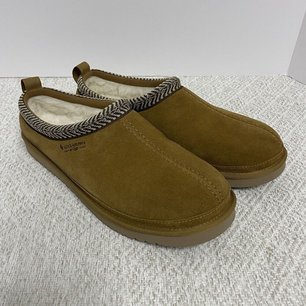 Koolaburra by UGG® Burree Mens 12 Brown Suede Slide Slippers NIB